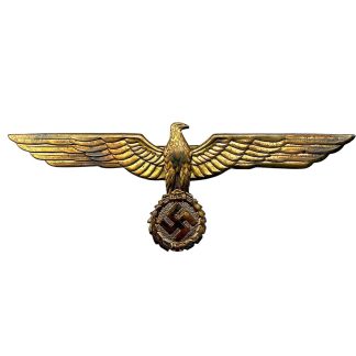 Original WWII German WH officer summer metal breast eagle