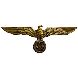 Original WWII German WH officer summer metal breast eagle