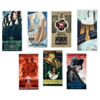 Original WWII German WHW Turplakette lot