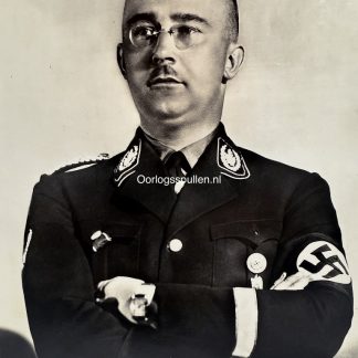 Original WWII German portrait photograph of Reichsführer SS Heinrich Himmler