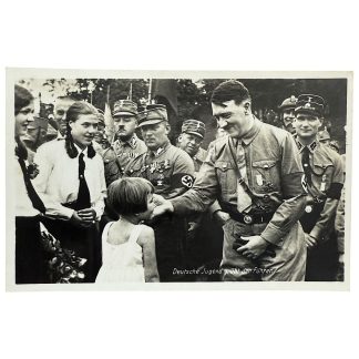 Original WWII German postcard Adolf Hitler