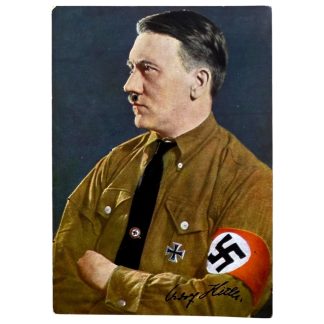 Original WWII German postcard Adolf Hitler