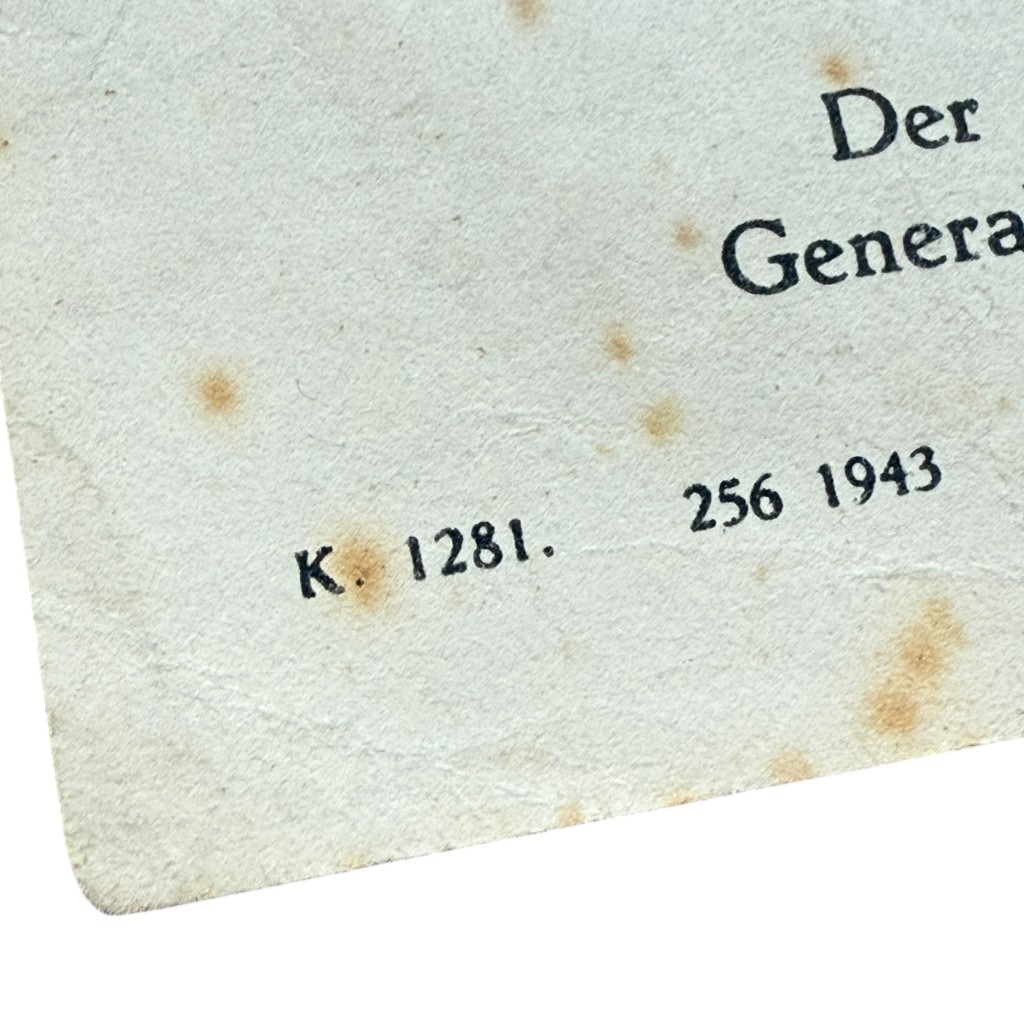 Original WWII German SS announcement leaflet Haarlem - Image 4