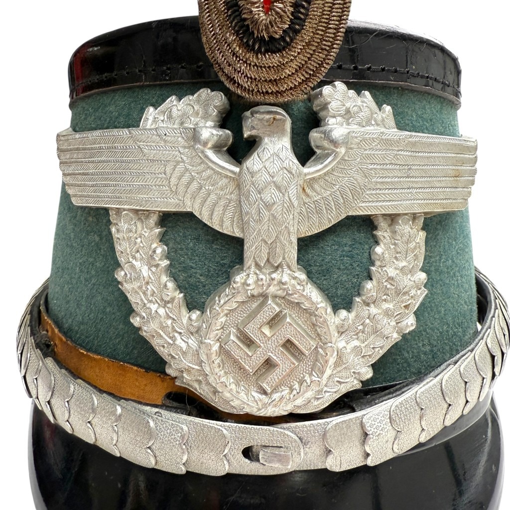 Original WWII German Polizei officers Tschako