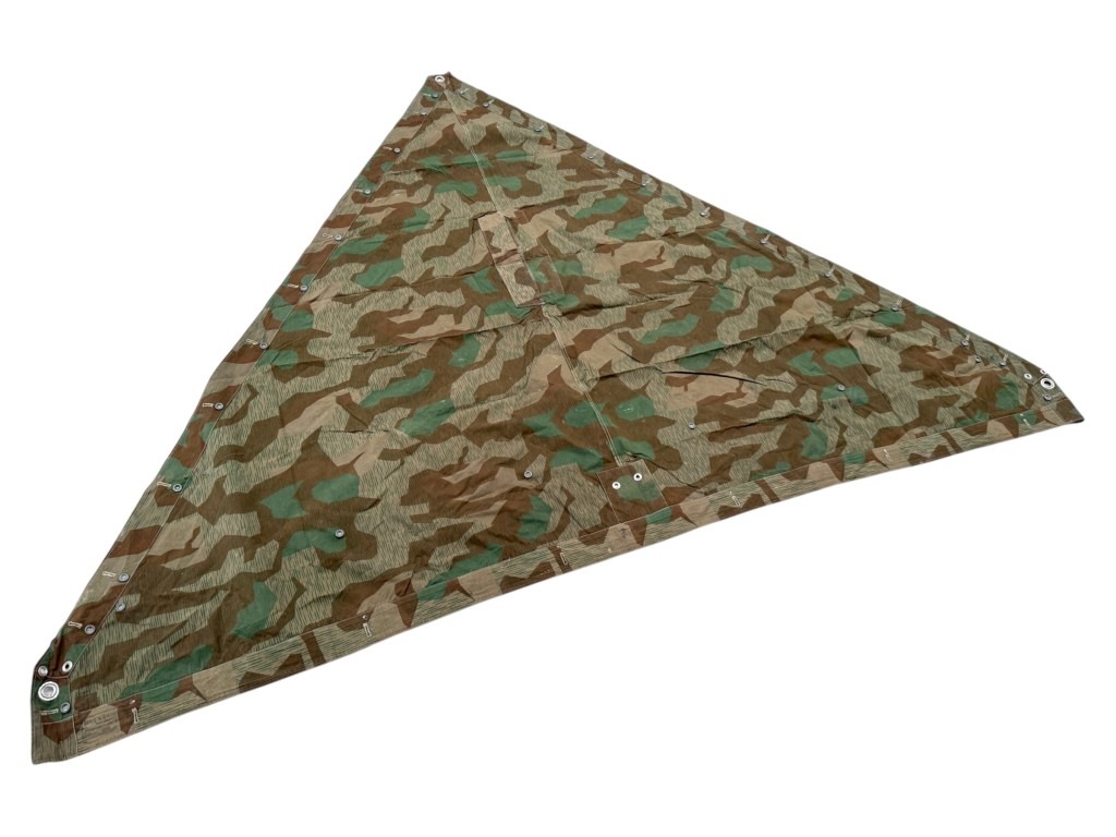 Original WWII German WH M31 Splittertarn Zeltbahn 1940 - Image 2