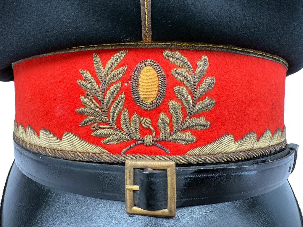 Original Pre 1940 Dutch M1912 Generals visor cap - Image 3