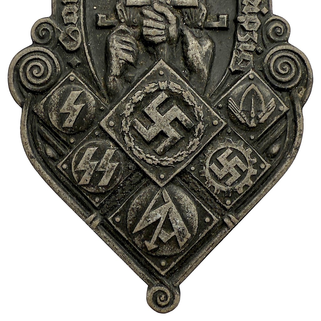 Original WWII German Gautag 21-22 Mai 1938 Leipzig pin