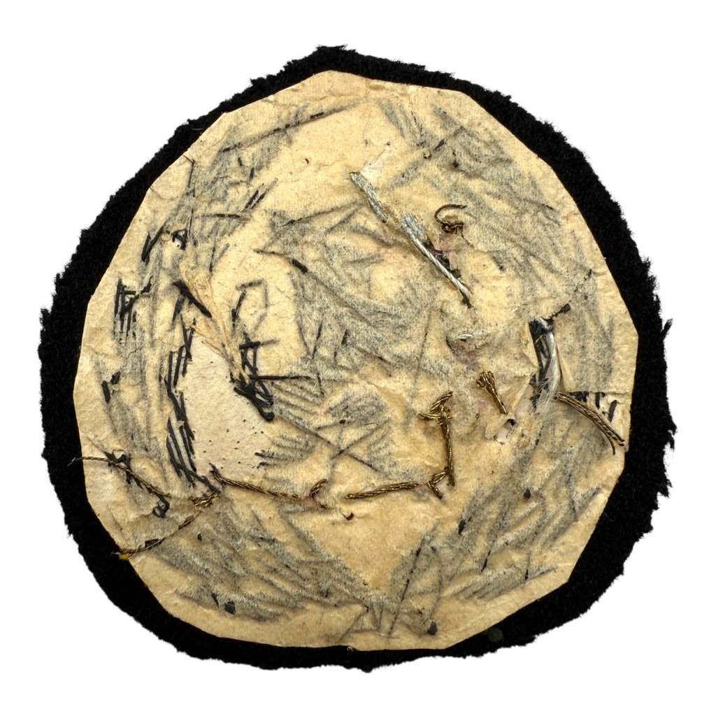 Original Dutch KNIL (1945-1949) officers cap insignia - Image 3