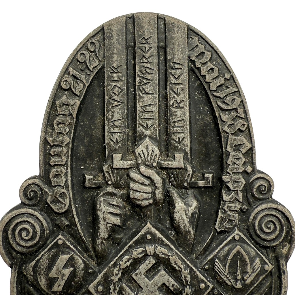 Original WWII German Gautag 21-22 Mai 1938 Leipzig pin