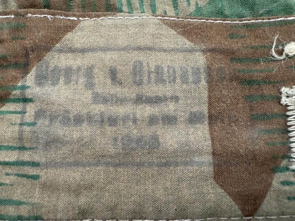 Original WWII German WH M31 Splittertarn Zeltbahn 1940 - Image 4