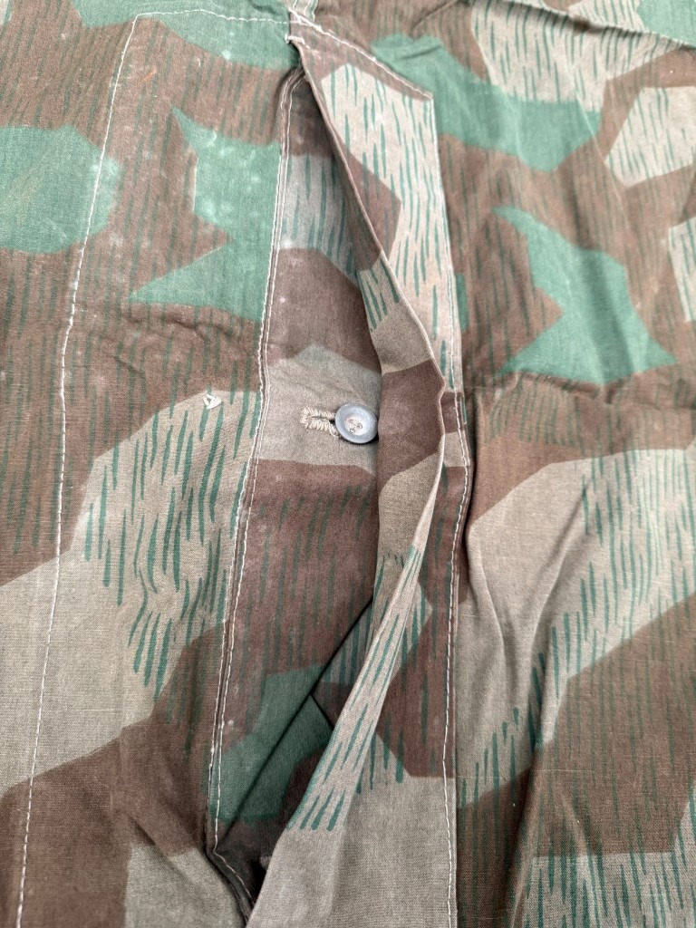 Original WWII German WH M31 Splittertarn Zeltbahn 1940 - Image 5