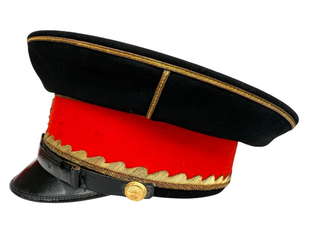 Original Pre 1940 Dutch M1912 Generals visor cap - Image 6