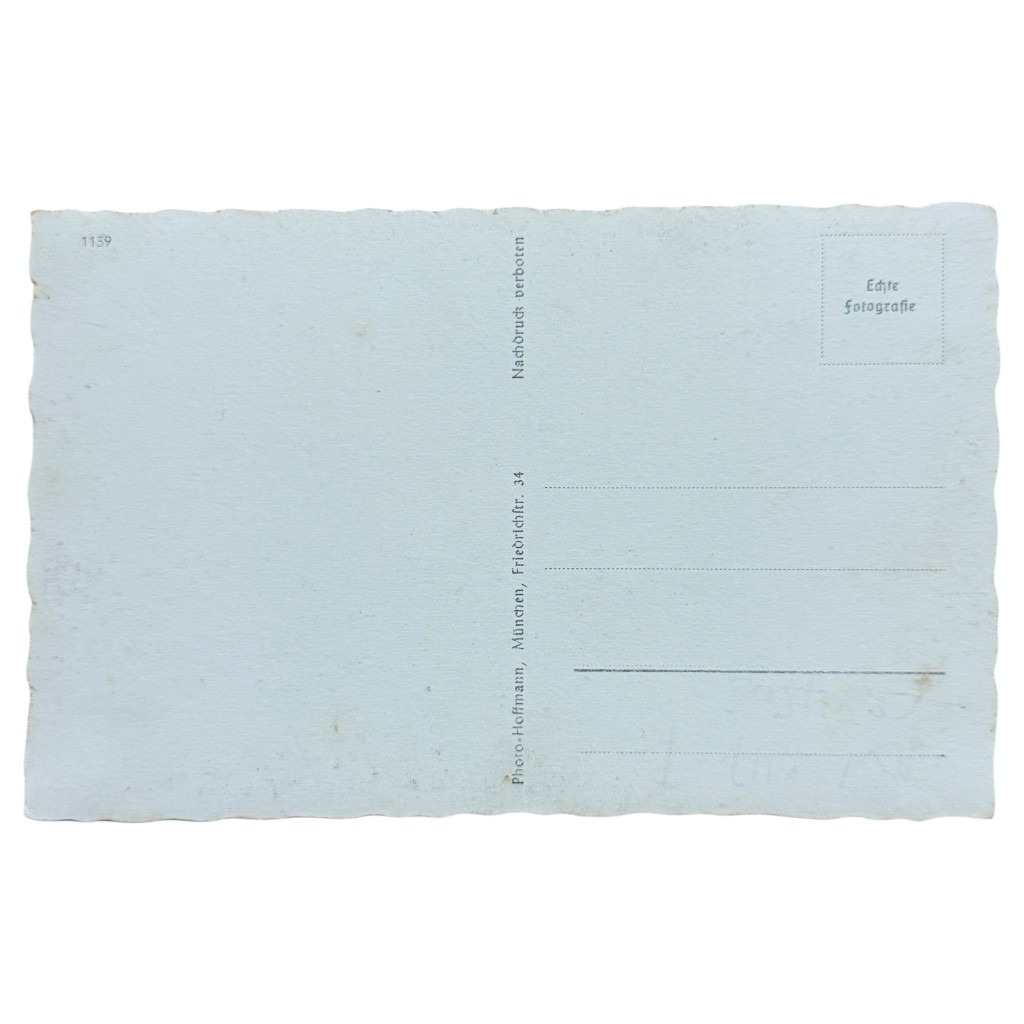 Original WWII German Rudolf Hess postcard - Image 2