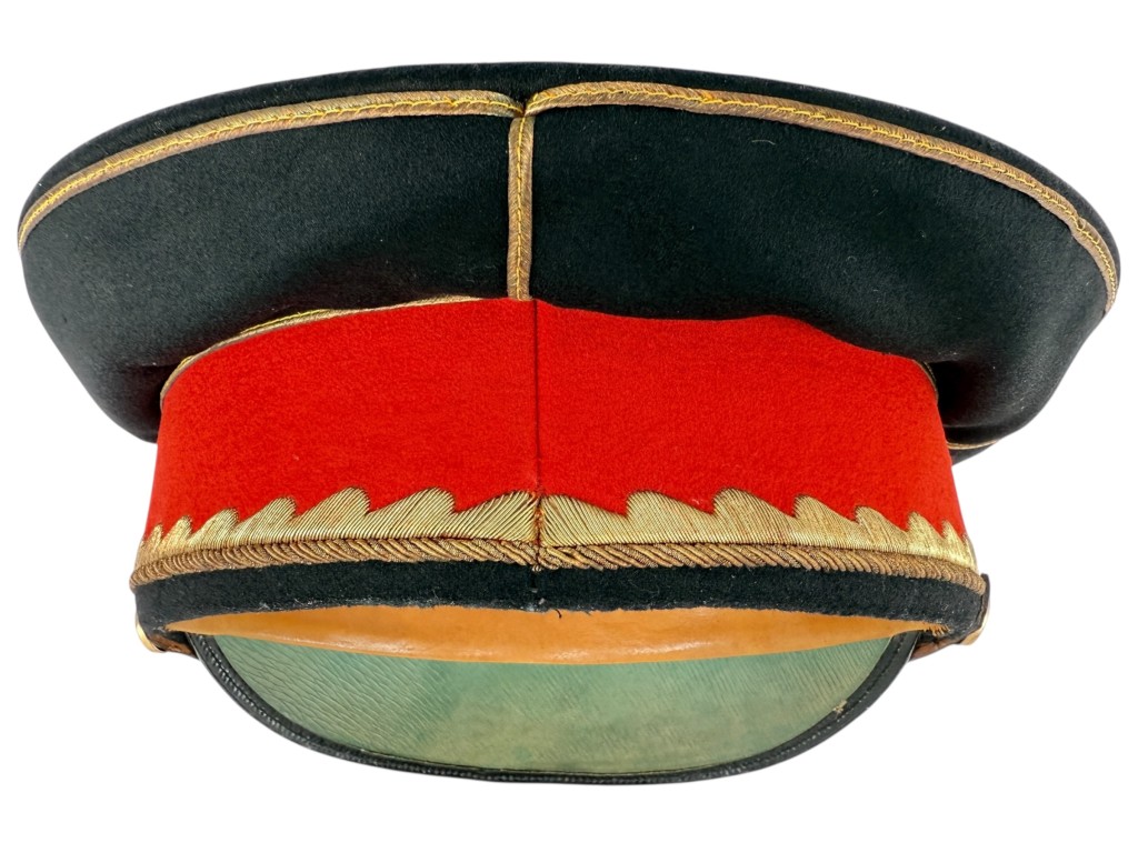 Original Pre 1940 Dutch M1912 Generals visor cap - Image 9