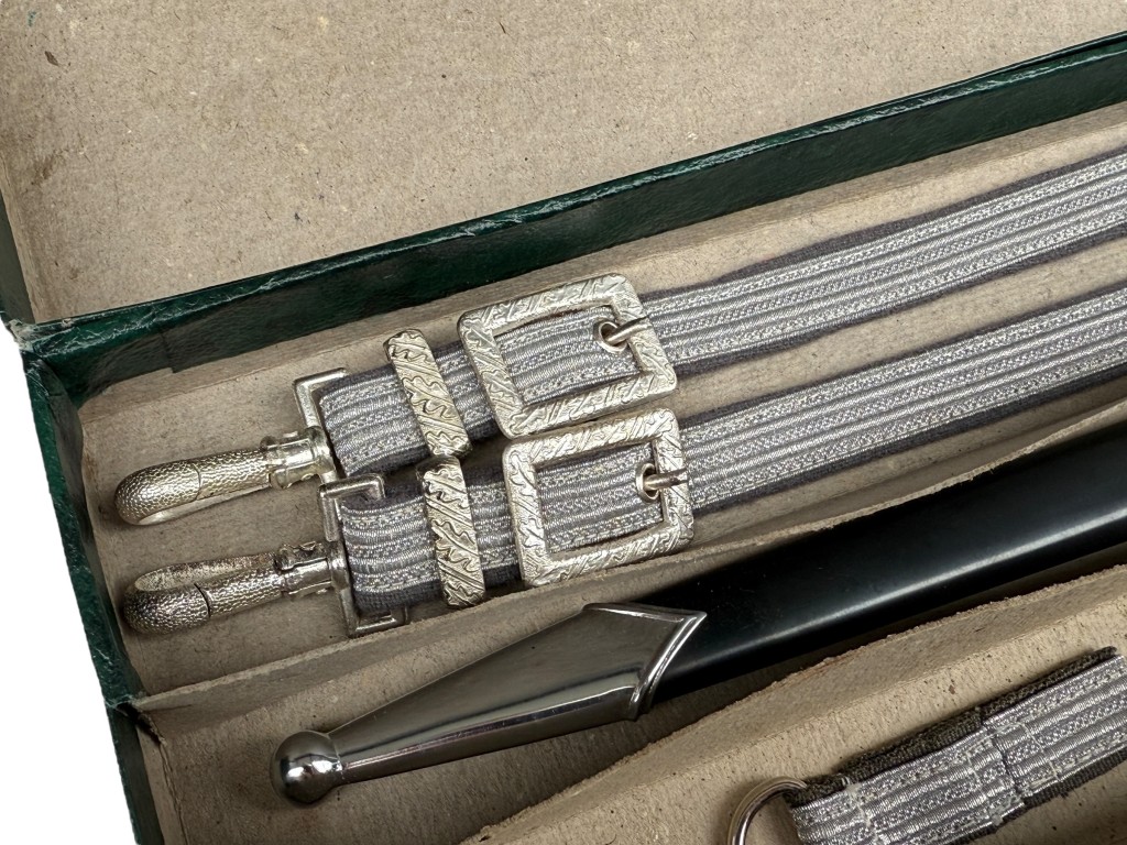 Original Cold War era NVA officers dagger with hanger in carton box - Image 9