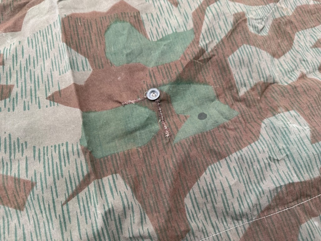 Original WWII German WH M31 Splittertarn Zeltbahn 1940 - Image 8