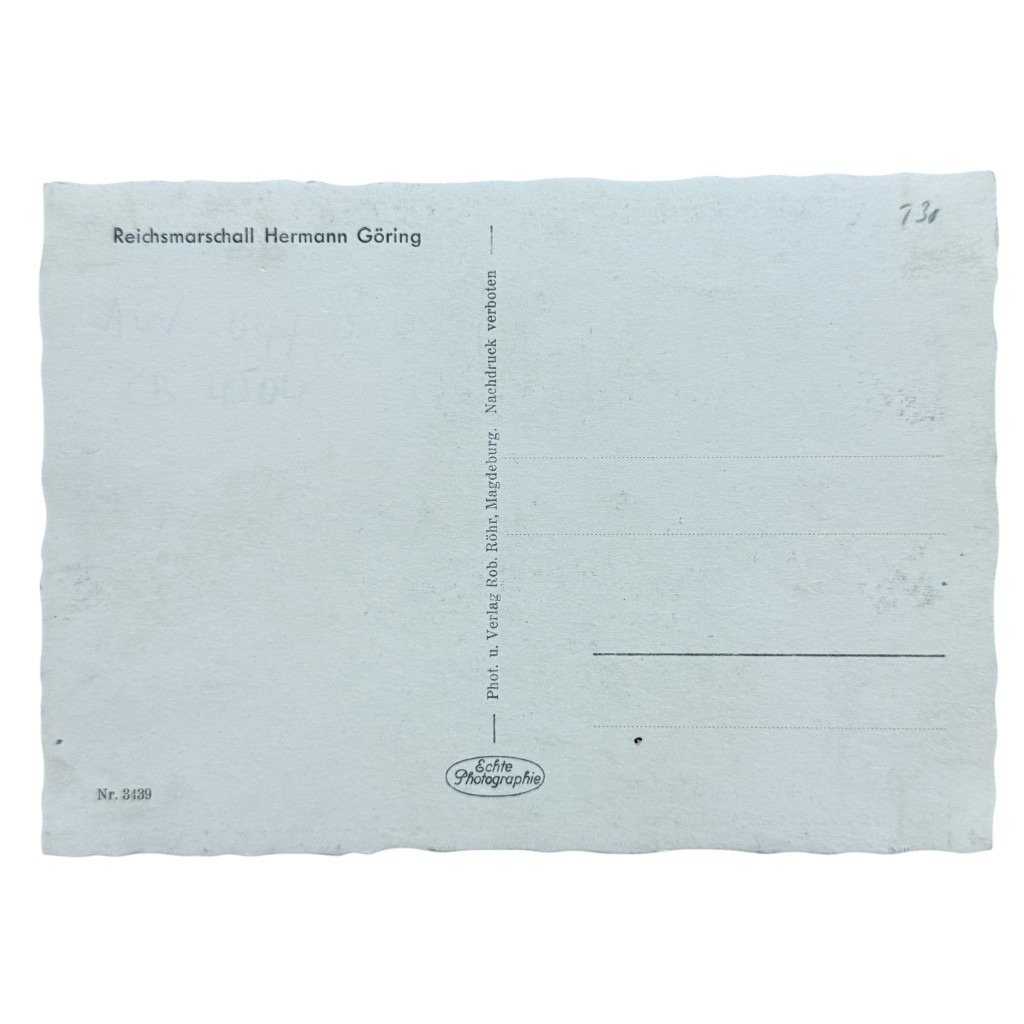 Original WWII German Luftwaffe postcard Hermann Göring - Image 2