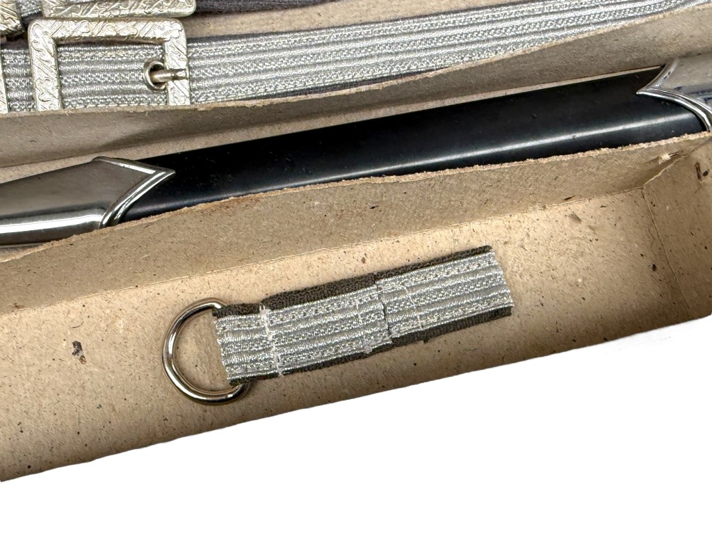 Original Cold War era NVA officers dagger with hanger in carton box - Image 12