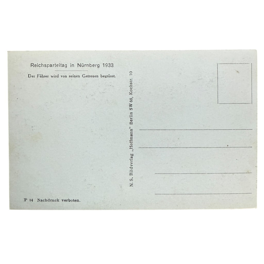 Original WWII German postcard Adolf Hitler - Image 2