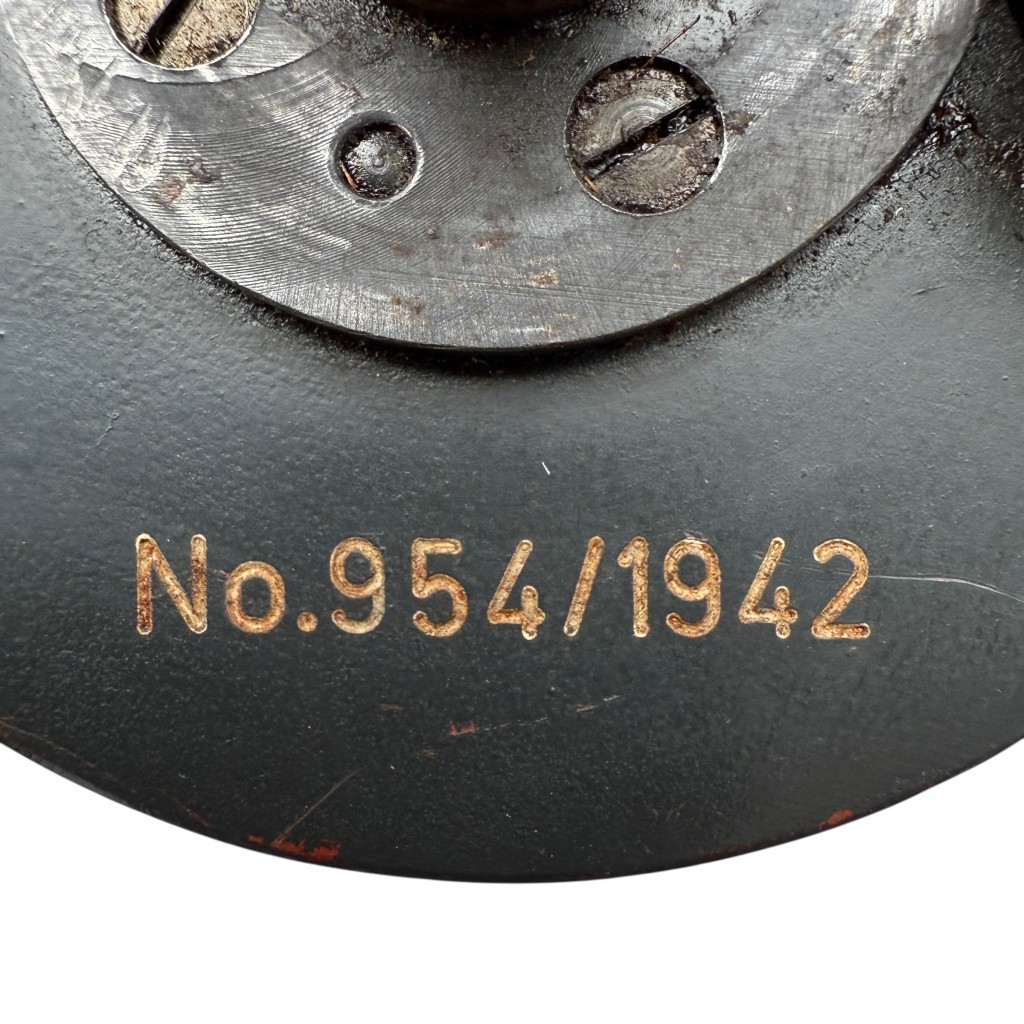 Original WWII German Trench Binoculars S.F.14.Z Gi H/6400 with Busch Rathenow Aiming Circle No.954/1942 & Wichmann Tripod - Image 16