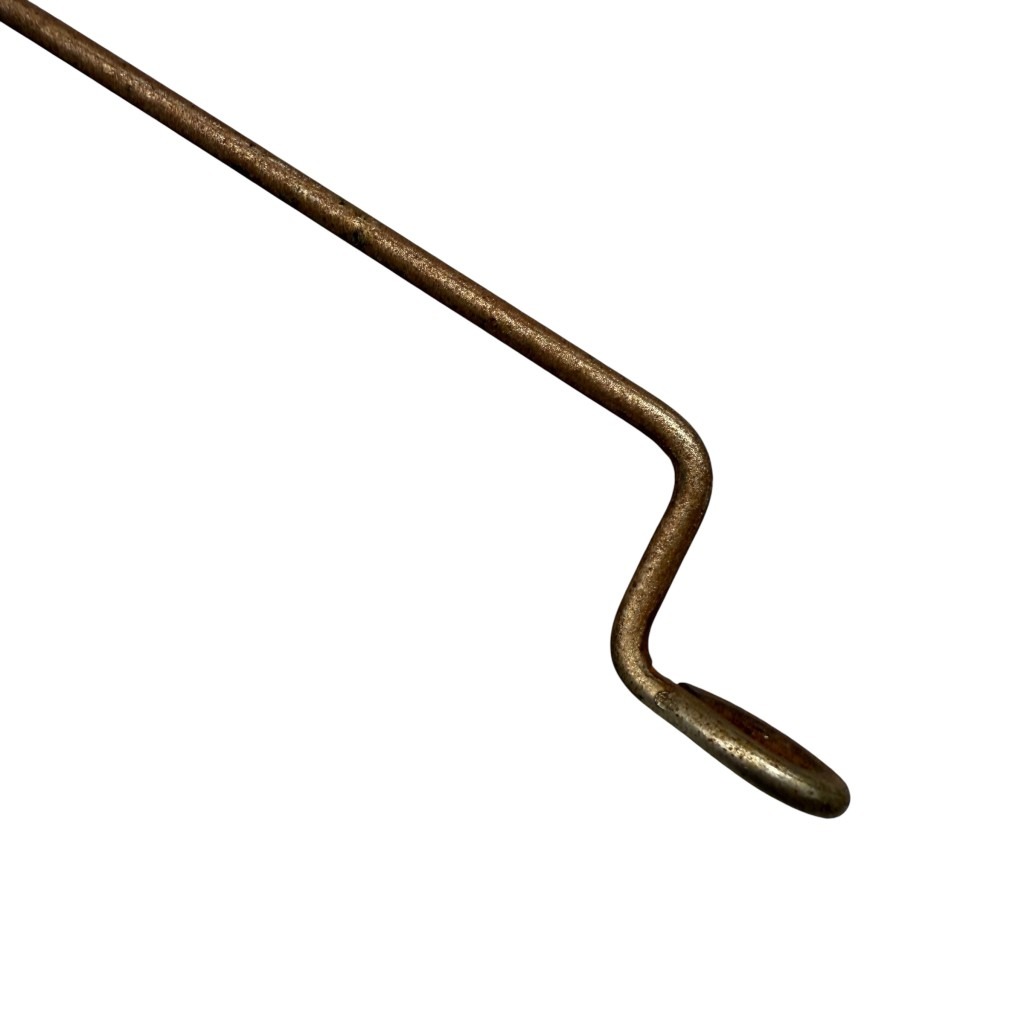 Original WWII German metal car swastika flagpole - Image 3