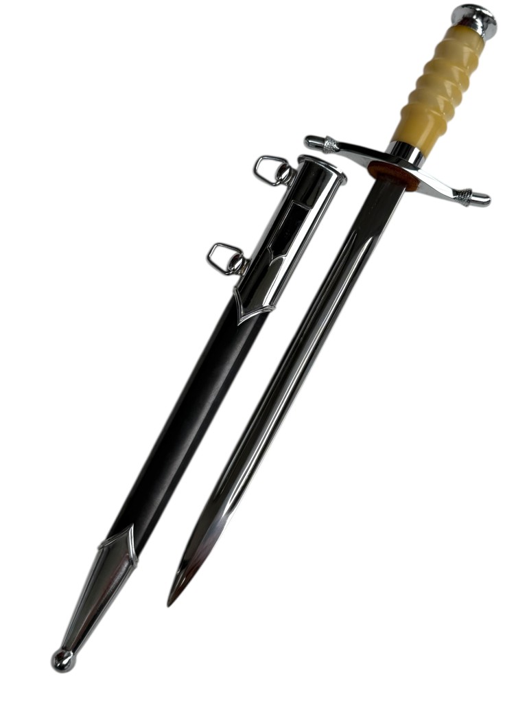 Original Cold War era NVA officers dagger with hanger in carton box - Image 14