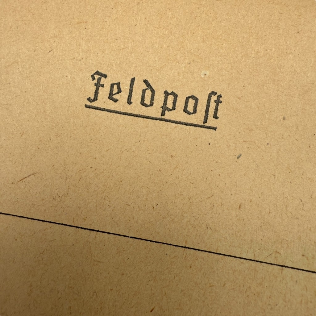 Original WWII Dutch Waffen-SS unused Feldpost letter SS-Ausbildungslager Avegoor - Image 3