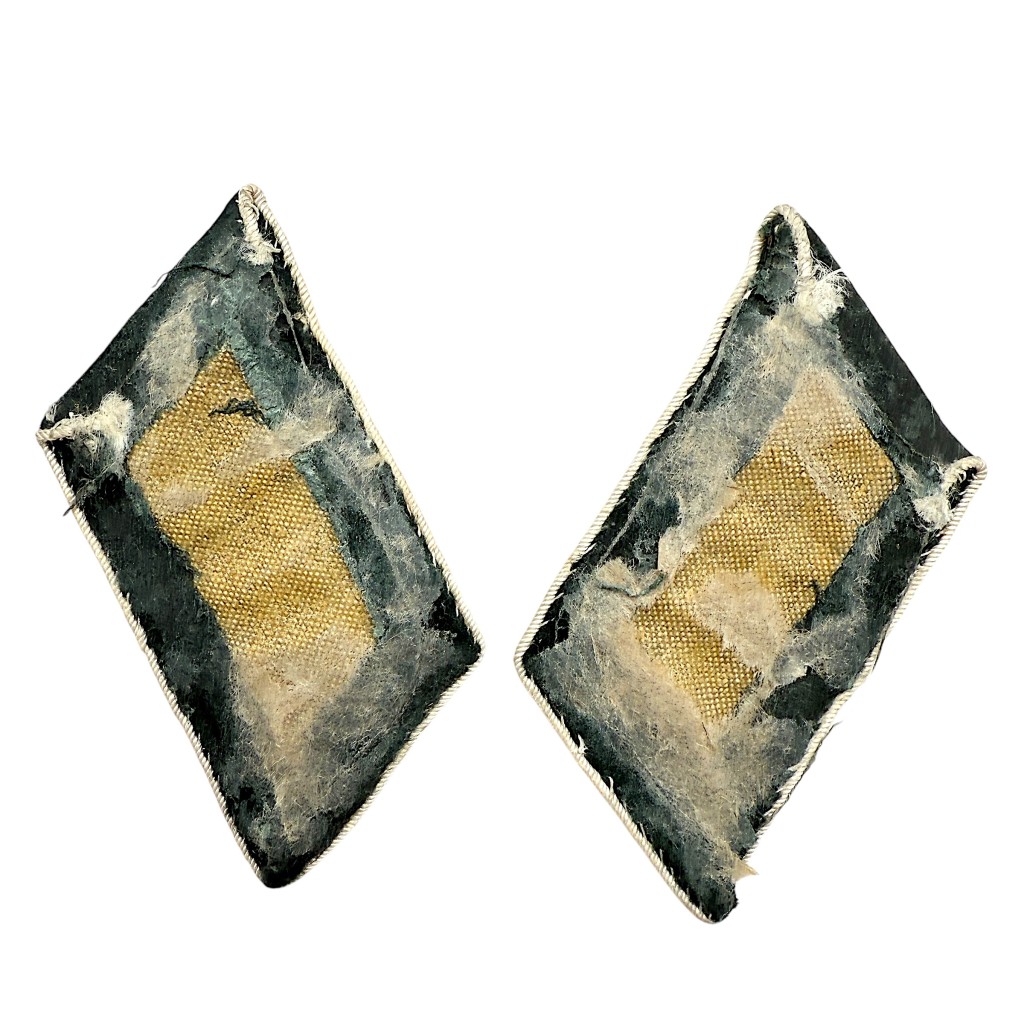 Original WWII German WH Zahlmeister collar tabs