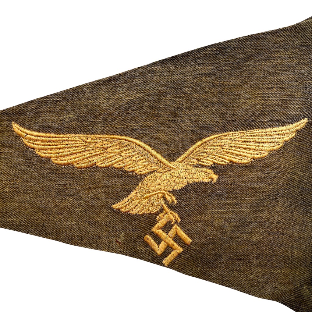 Original WWII German Luftwaffe officers car pennant flag