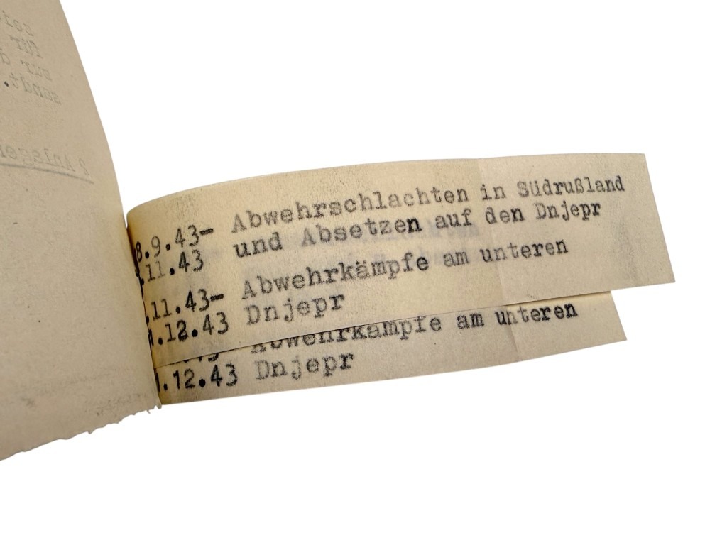 Original WWII German WH medic Wehrpass and documents set - Image 19