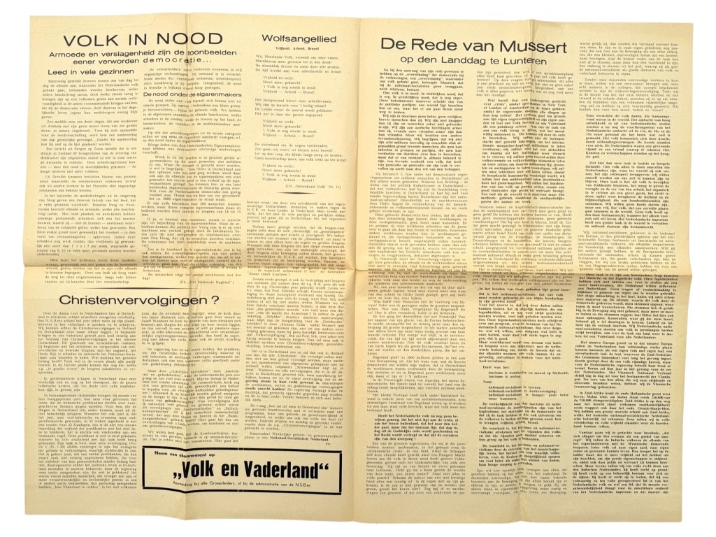 Original WWII German NSB newspaper for NSB members in Germany – No. 2 – 1938 - Image 5
