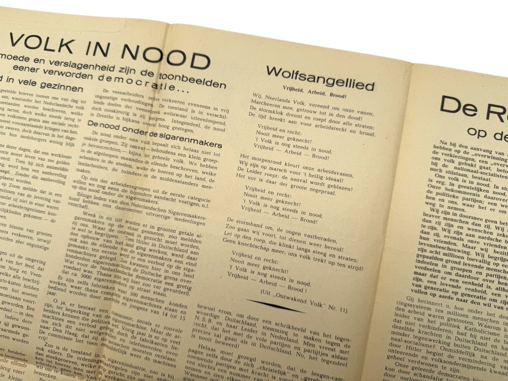 Original WWII German NSB newspaper for NSB members in Germany – No. 2 – 1938 - Image 6