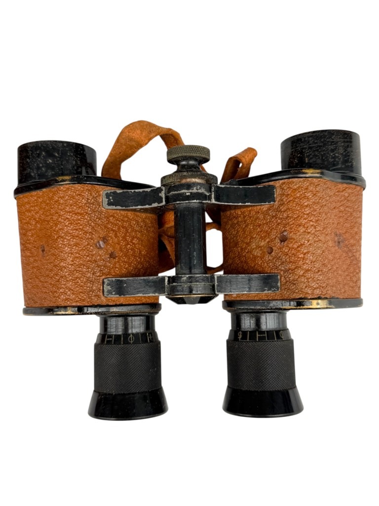 Original WWI US army signal corps binoculars in case - Image 10