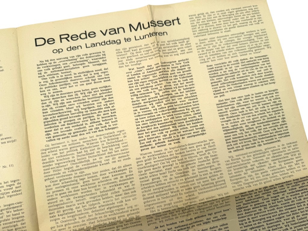 Original WWII German NSB newspaper for NSB members in Germany – No. 2 – 1938 - Image 7