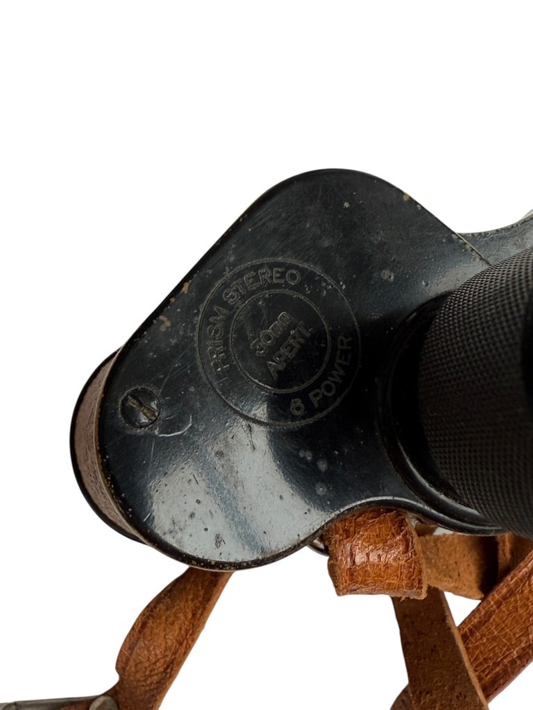 Original WWI US army signal corps binoculars in case - Image 13