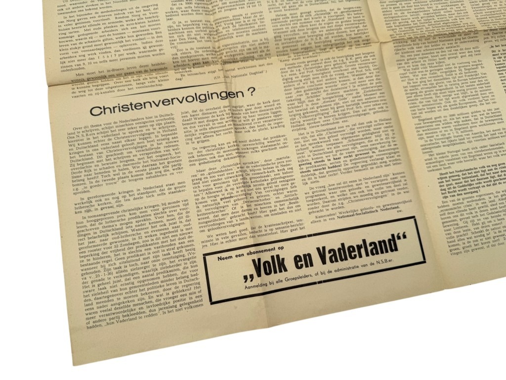 Original WWII German NSB newspaper for NSB members in Germany – No. 2 – 1938 - Image 8