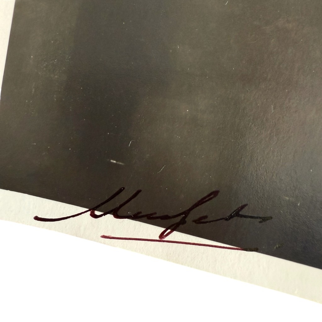 Original WWII German hand-signed Anton Mussert postcard - Image 2