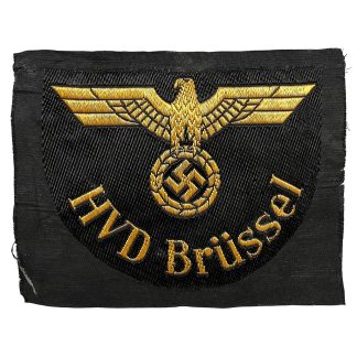 Original WWII German Reichsbahn Hauptverkehrsdirektion Brüssel (HVD) insignia