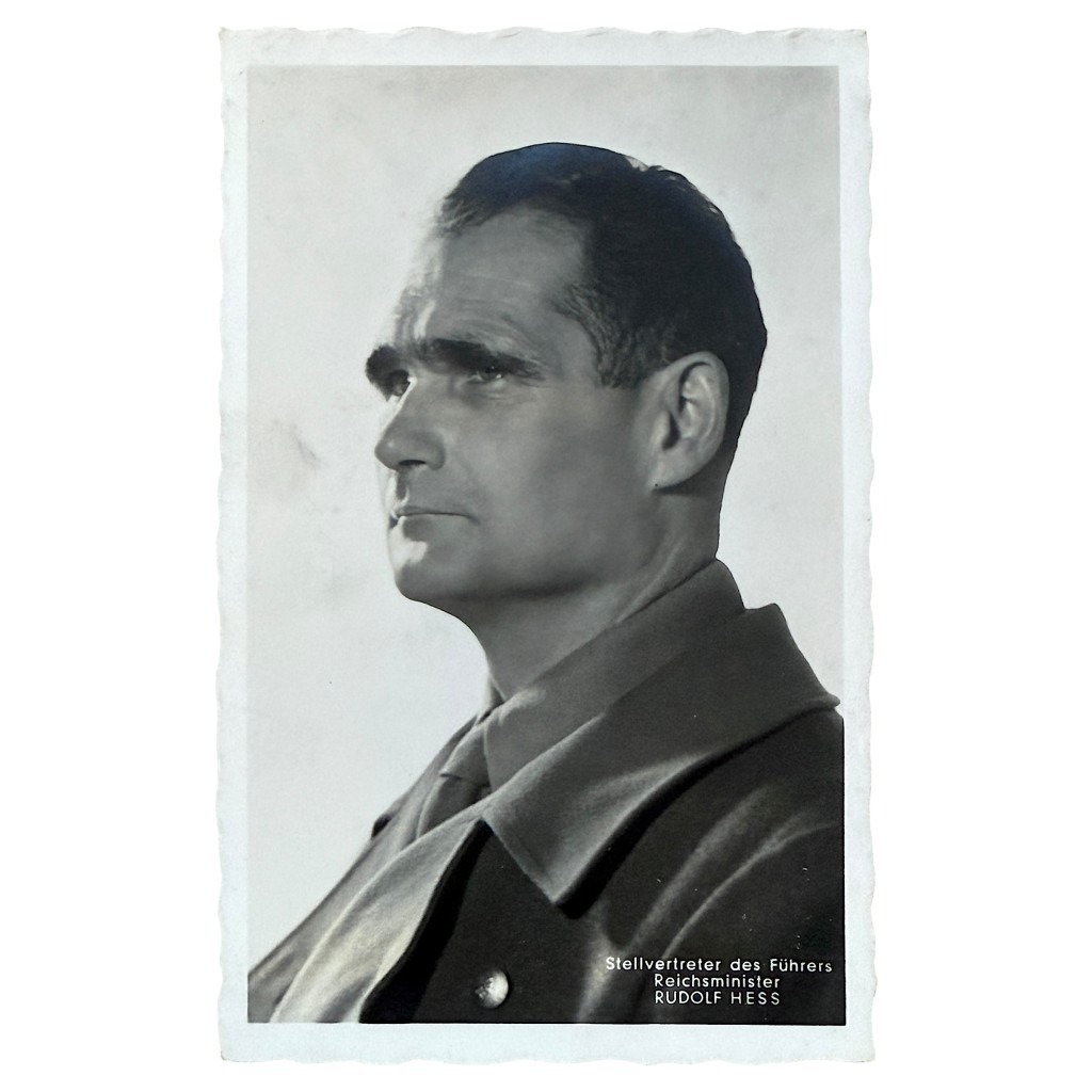 Original WWII German Rudolf Hess postcard