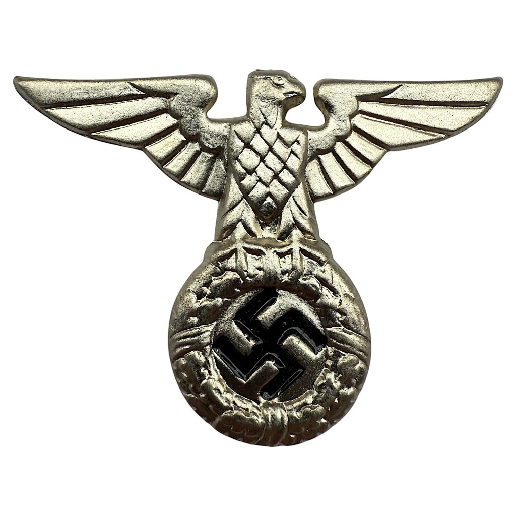 Original WWII German early SS/SA visor cap eagle