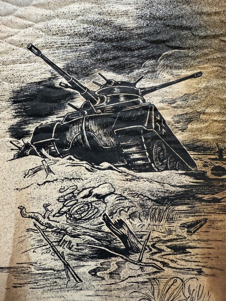 Original WWII German propaganda leaflet 'Battle of the Bulge'