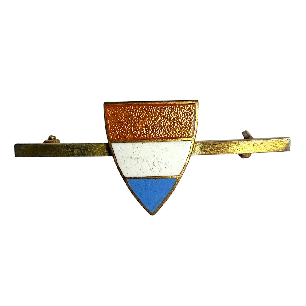 Original WWII Dutch NSB sympathizers pin Princevlag