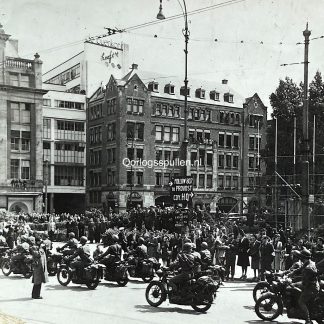 Original WWII Dutch liberation photo Amsterdam in May 1945