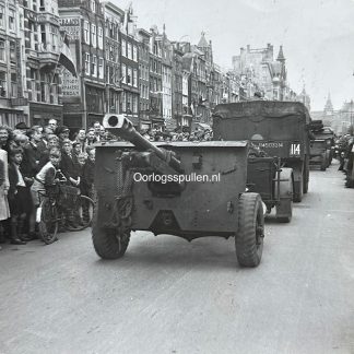 Original WWII Dutch liberation photo Amsterdam in May 1945