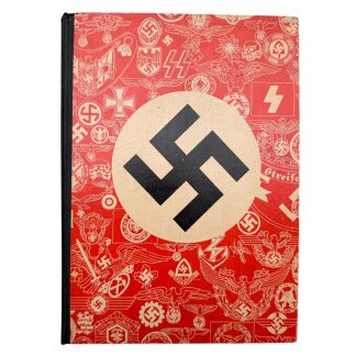 Original WWII German Assmann catalog with 89 pages showing detailed illustrations of military insignia, badges, uniform buttons, buckles, and equipment parts from Wehrmacht, Luftwaffe, Kriegsmarine, Reichsarbeitsdienst, and other organizations; rare reference book for militaria and World War II collectors.