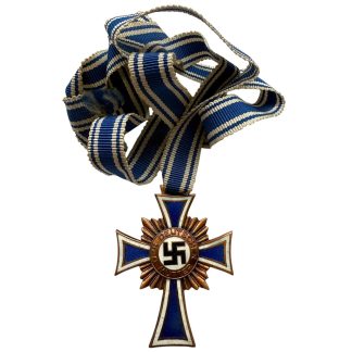 Original WWII German 'Mutterkreuz' in bronze