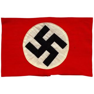 Original WWII German NSDAP armband with RZM label in mint condition