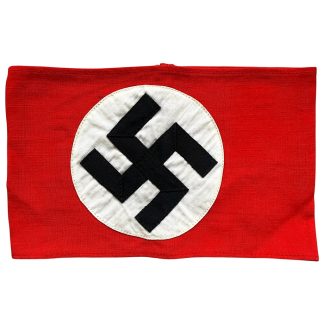 Original WWII German NSDAP armband with RZM label in mint condition