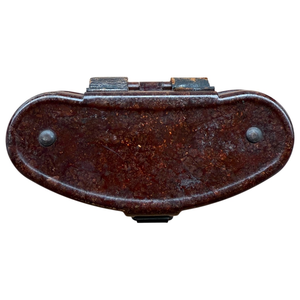 Original WWII German brown Bakelite 6×30 Dienstglas case