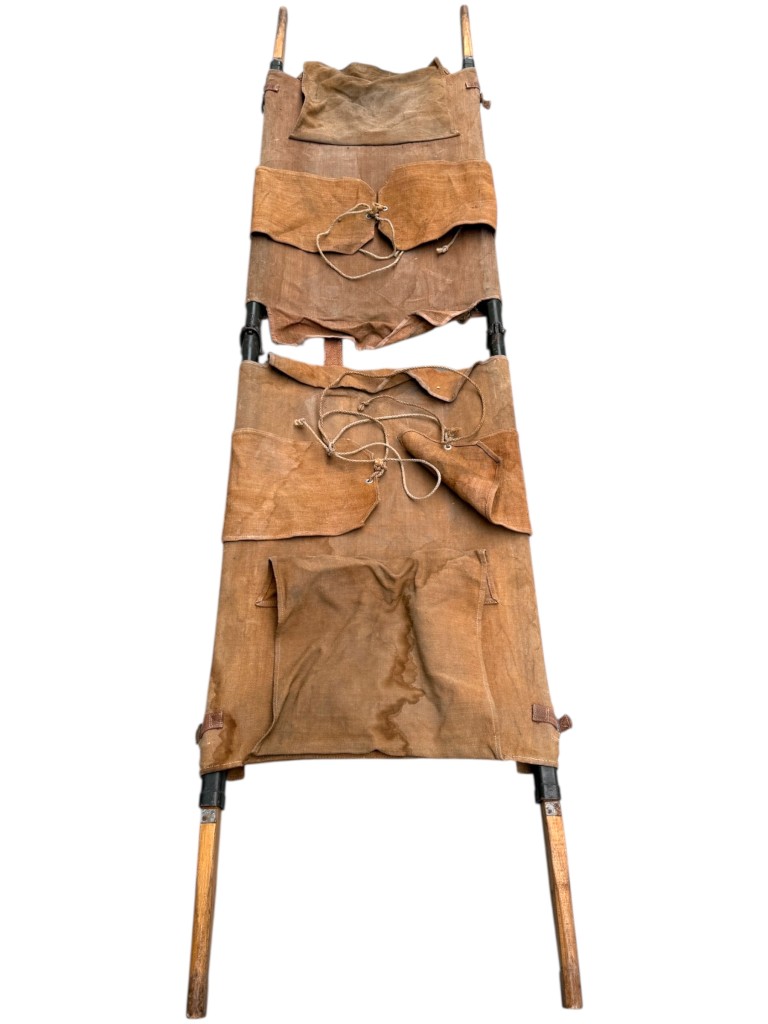 Original WWII German military stretcher - Image 14